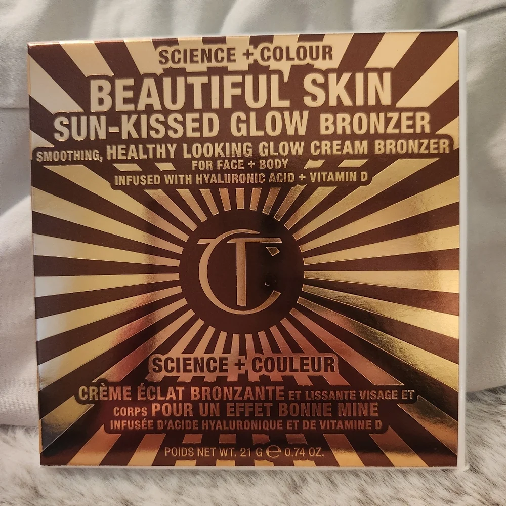 Charlotte Tilbury Beautiful Skin Sun-Kissed Glow Bronzer, Shade 2 (Medium), NIB